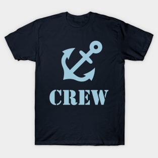 Crew (Anchor / Crew Complement / skyblue) T-Shirt